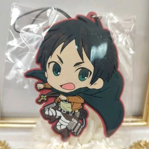 Attack on Titan Eren Jaeger Rubber Strap Keychain Anime Japan - Picture 1 of 12