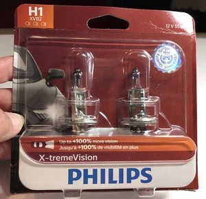 Philips X-treme Vision (H1 XVB2) (Up to 100% More Vision) (Pack of 2) - Picture 1 of 3