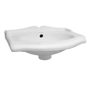 Whitehaus AR035 China 14-3/4" Wall Mounted Bathroom Sink - White