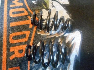 Solo Seat Springs 3" Black Plated For Motorcycle Custom and Bobbers - Picture 1 of 1