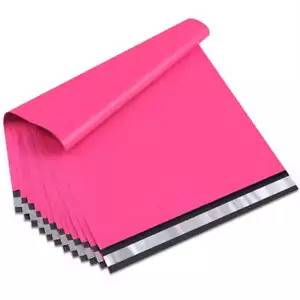 ¡Elige! Sobres de plástico boutique de 10-6000 sobres de polietileno rosa bolsa de envío de 10x13" - Imagen 1 de 3