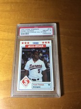 Frank Thomas 1990 Donn Jennings Southern League All-Stars Rookie Card PSA 8