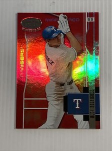 2003 Leaf Certified Materials Mirror Red #185 Alex Rodriguez 098/100