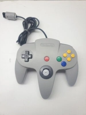 Nintendo 64 Gray Controller AUTHENTIC OEM N64 Original Tight Stick - Image 1 of 2