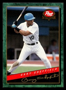 1994 Post Cereal Gary Sheffield #5 Florida Marlins NM!