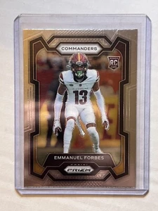 2023 Panini Prizm #399 Emmanuel Forbes RC Rookie Washington Commanders Card - Picture 1 of 2