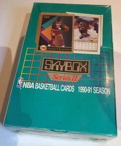 1990-91 Skybox NBA Basketball Series 2 Box - Factory Sealed - Picture 1 of 6