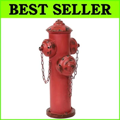 Boca de incendios roja para entrenamiento de mascotas con acabado resistente a la intemperie - Acento encantador Foto 1 de 4