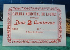 BD3073 - Portugal - Cédula of  LOURES  / banknote 2 Centavos