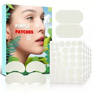 New 156ct Pimple Patches for Face, 3 Different Sizes Hydrocolloid Acne Patches - Picture 1 of 5