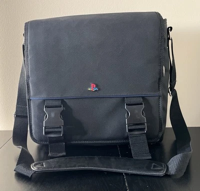 VTG Official Genuine Sony PlayStation Messenger Travel Bag Carry Case PS1 PS2 - Image 1 of 4