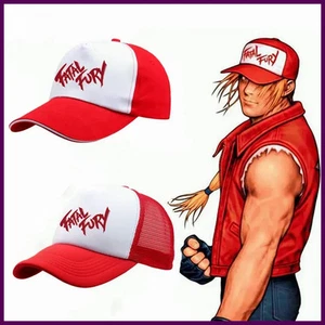Baseballmütze Anime Terry Bogard gleiche Kopfbedeckung Cosplay Trucker Netz Baumwolle - Bild 1 von 33