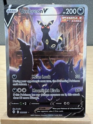 Pokémon TCG Umbreon V Alt Art Holo Ultra Rare Card Evolving Skies 189/203 - NM/M - Image 1 of 2