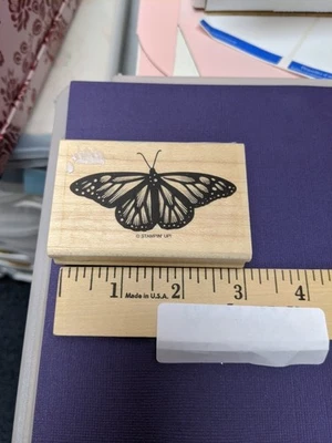 Stampin Up! Sello de goma MARIPOSA GRANDE polilla insecto insecto Foto 1 de 2