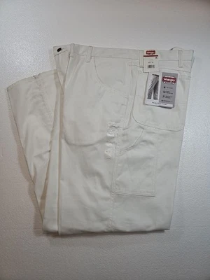 WRANGLER Workwear Men’s 44x32 Painters Pants Relaxed Fit NEW(READ) - Image 1 of 4