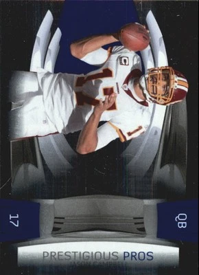2009 Playoff Prestige Prestigious Pros Blue #20 Jason Campbell /1000 - FB - Image 1 of 2