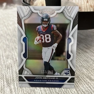 2022 Panini Certified JOHN METCHIE III #117 🔥 Serial #/325 🔥 RC Houston Texans - Picture 1 of 4