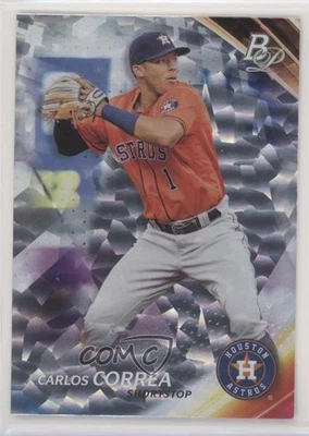 2017 Bowman Platinum Ice Carlos Correa #45 - Image 1 of 2