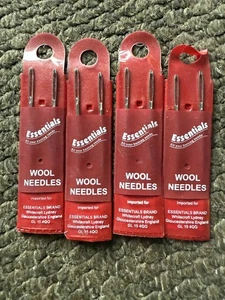 Whitecroft Essentials Wollnadeln - 2er Pack - 2 Stück - Stricken Häkeln - Bild 1 von 1