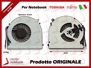 Ventilateur CPU pour FUJITSU Lifebook A544 (Version 1) Largeur 8 CM - Photo 1/1