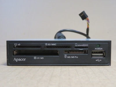 Apacer Media Card Reader P/N: APAE501B 6 Slot Multi Card Reader INTERNAL – Black - Image 1 of 4