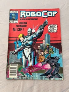 Robocop #1 Newsstand 1st Appearance 1987 Marvel Magazine Official Movie Comic - Picture 1 of 15