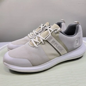 Footjoy Flex 56120 Golf Sneaker Schuhe Herren 8,5 Weiß Spikeless Komfort Outdoor - Bild 1 von 19