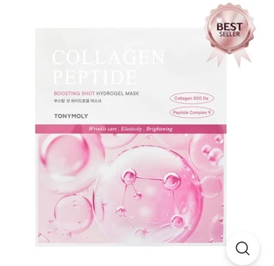 NUEVO TONYMOLY Mascarilla de Hidrogel Boosting Peptide Boosting Shot - 1 Pieza Exp 08/2026 Foto 1 de 4