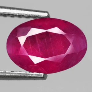 1.78Ct. Natural Gemstone Ruby Pinkish Red Color Oval Unheated Tanzania Ravishing - Picture 1 of 7
