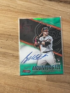 Ryan Mountcastle - 2021 Bowman's Best Green Refractor SP #82/99 Auto Rookie RC - Picture 1 of 2