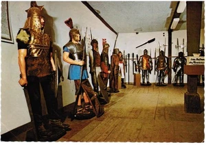 1970s Germany Postcard - Armour collection, Marksburg Castle, Braubach am Rhein - Picture 1 of 2
