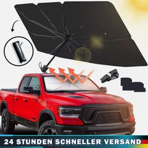 Windschutzscheibe Sonnenschirm Sonnenschutz Frontscheibe UV-Block für Auto SUV - Bild 1 von 13
