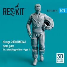 Mirage 2000 (INDIA) male pilot (in a standing position - type 1) 1:72 RSF72-0014