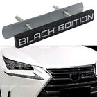 Black EDITION Logo 3D Car Front Grille Badge Emblem Metal Logo Trim Accessories