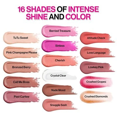 wet n wild Mega Slicks Lip Gloss Long Lasting Hyaluronic Acid High Shine Lips - Image 1 of 4