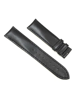 Correa de reloj de cuero negro genuino Mido 21 mm x 18 mm Foto 1 de 4
