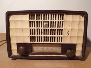 Very Rare Vintage PHILIPS Radio Good Condition working Excellent  PHILIPS 1940 - Picture 1 of 24