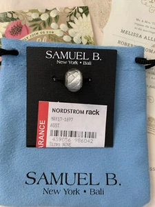 SAMUEL B NEW YORK BALI STERLINGSILBER DESIGNER CHARM 925 100 % AUTHENTISCH NEU - Bild 1 von 11