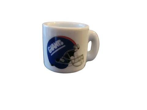 NFL New York Giants Mini Miniature Ceramic Mug Vintage Collectible Mug 1.25” Cover
