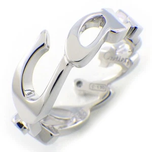 Cartier Ring Signature B4056849 Logo Diamant 750(18K) Weißgold #49 US4,75 - Bild 1 von 8