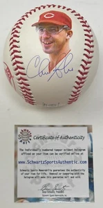 Chris Sabo Signed Cincinnati Reds FOTOBALL MLB Baseball Schwartz Sports COA - Picture 1 of 9