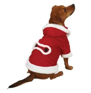 Santa Paws Jolly Dog Coat Casual Canine XXS Size Unisex Polyester Fabric - Picture 1 of 1