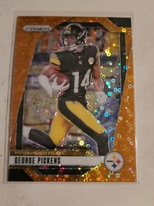 2024 Panini Prizm George Pickens Orange Disco Prizm #243 Pittsburgh Steelers - Picture 1 of 1