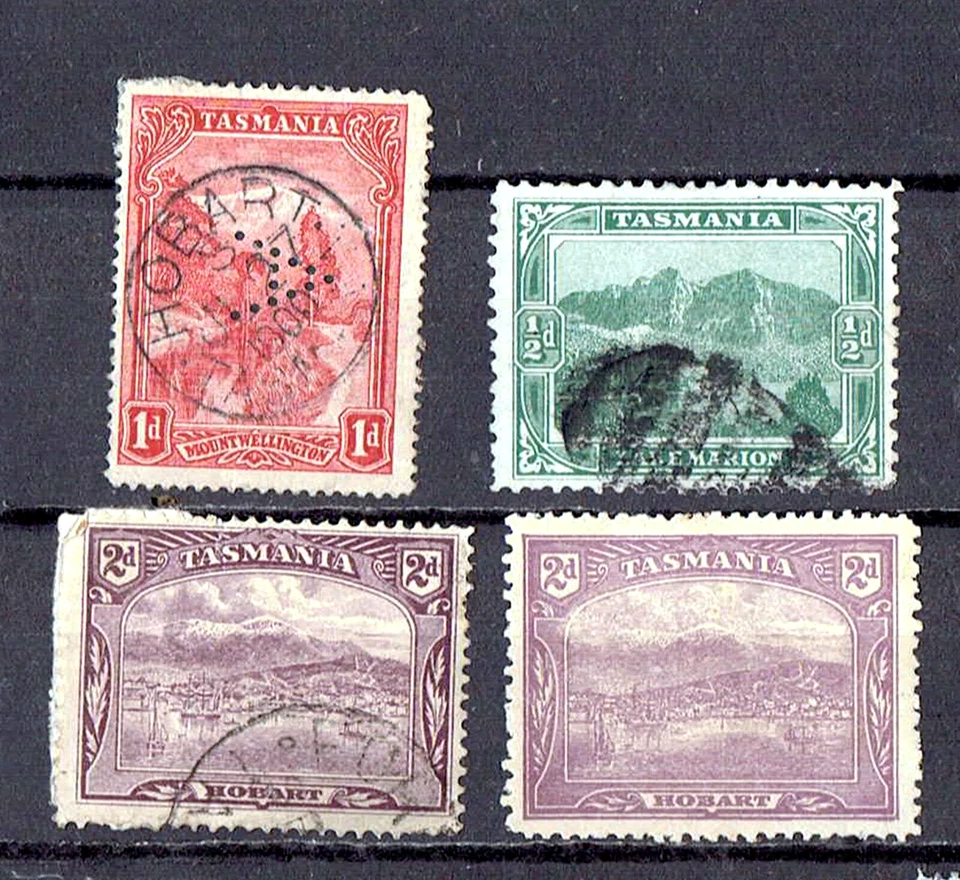 Estados Australianos 1891-99 Tasmania 2D Tonos. SG#231 230, D2 usado Foto 1 de 1