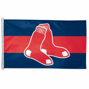 BOSTON RED SOX 3'X5' HOUSE FLAG WALL BANNER MLB LICENSED USA SELLER - Picture 1 of 1