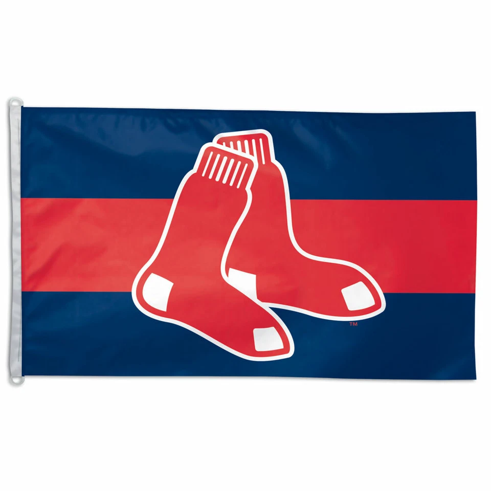 BOSTON RED SOX 3'X5' HOUSE FLAG WALL BANNER MLB LICENSED USA SELLER - Image 1 of 1