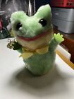 Vintage Plush Frog Bantam US Toys Stuffed Animal w/ Sound Chime Inside 8-1/2”
