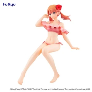 The Café Terrace and Its Goddesses Noodle Stopper Statue Riho Tsukishima 14cm - Picture 1 of 1