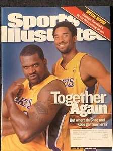 Ex-NMt SI 25. Juni 2001 Sports Illustrated Shaq/Kobe Bryant Cover Together Again - Bild 1 von 6