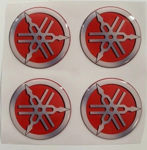 Yamaha 4 pieces silicone sticker for car and motorcycle tuning - Picture 1 of 10